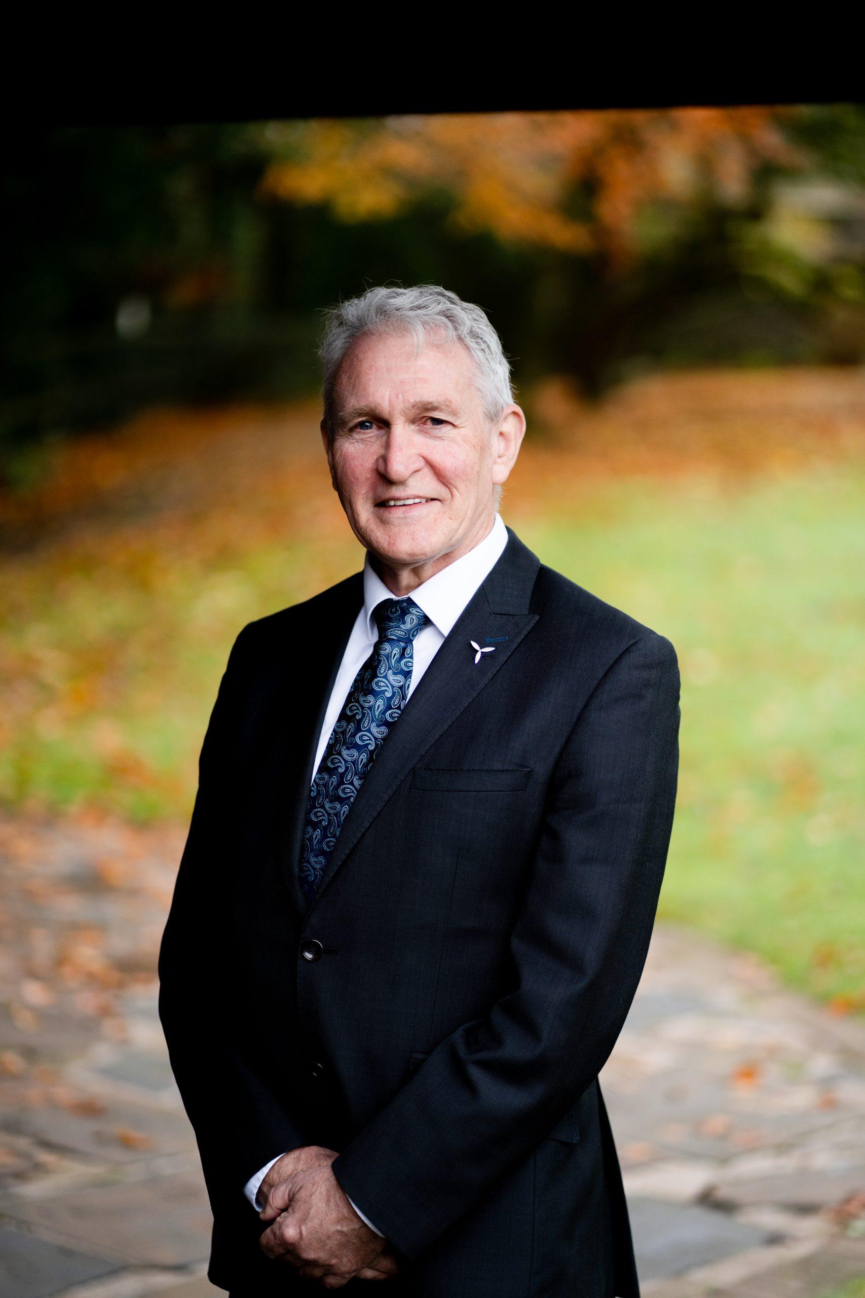 Portrait of David Surplus, OBE