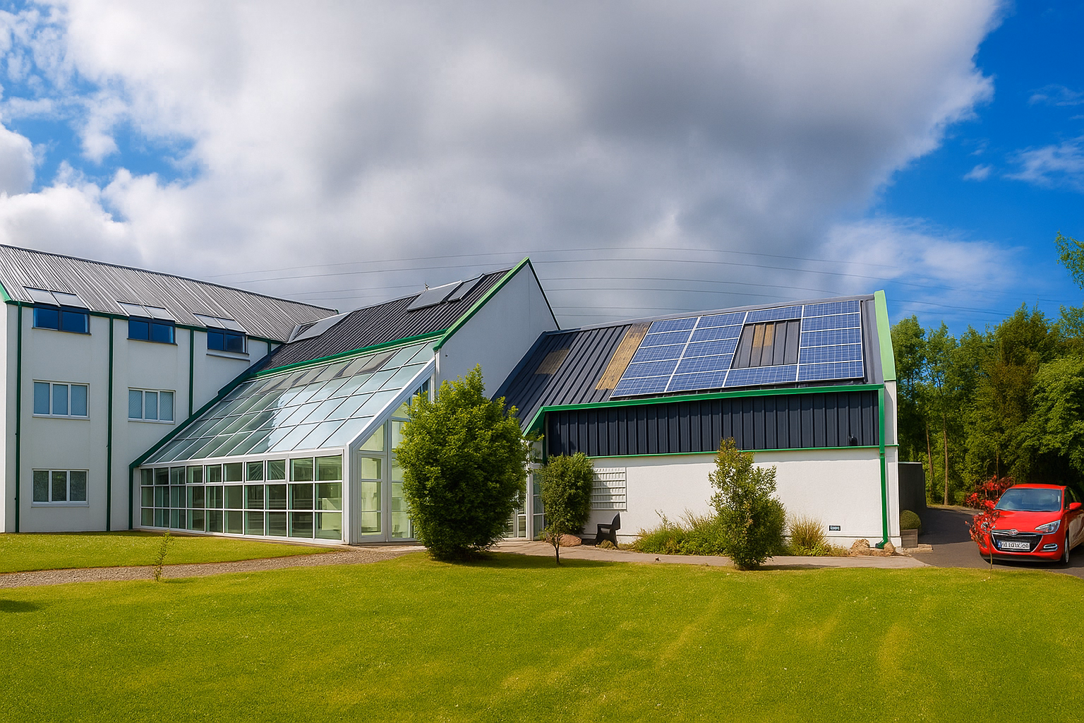 B9 Energy's office on Willowbank Road, Larne